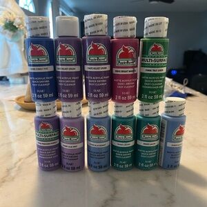 Apple‎ Barrel Acrylic Paint Set lote #11 pz